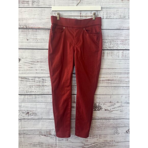 SIGNATURE by LEVI STRAUSS & CO. GOLD WOMENS TOTALLY SHAPING PULL ON SKINNY JEANS - Picture 3 of 16